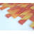 Premium Hand Painted 1" x 4" Straight Edge Glass Mosaic Tile-82265728
