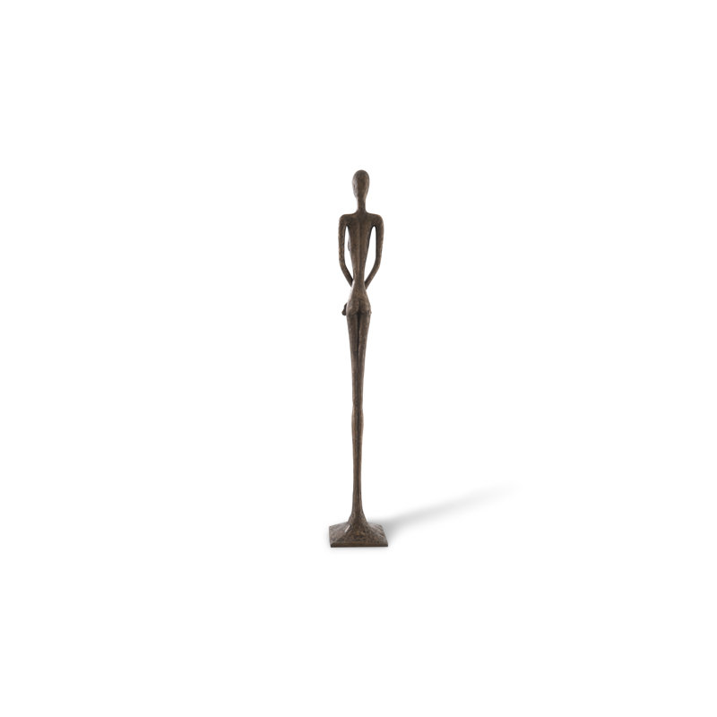Lottie Skinny Female Statue, Bronze