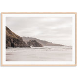 Mendocino Moody Cliffs Print by Carly Tabak