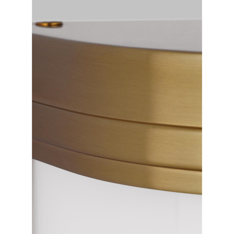 Burnished Brass 12" Dimmable Bath Sconce