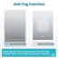 50mm W 70mm H Medicine Cabinet Mirror 3 Adjustable
