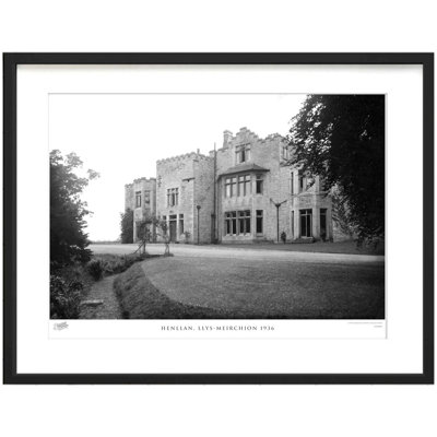 Henllan, Llys-Meirchion 1936 by Francis Frith - Single Picture Frame Print