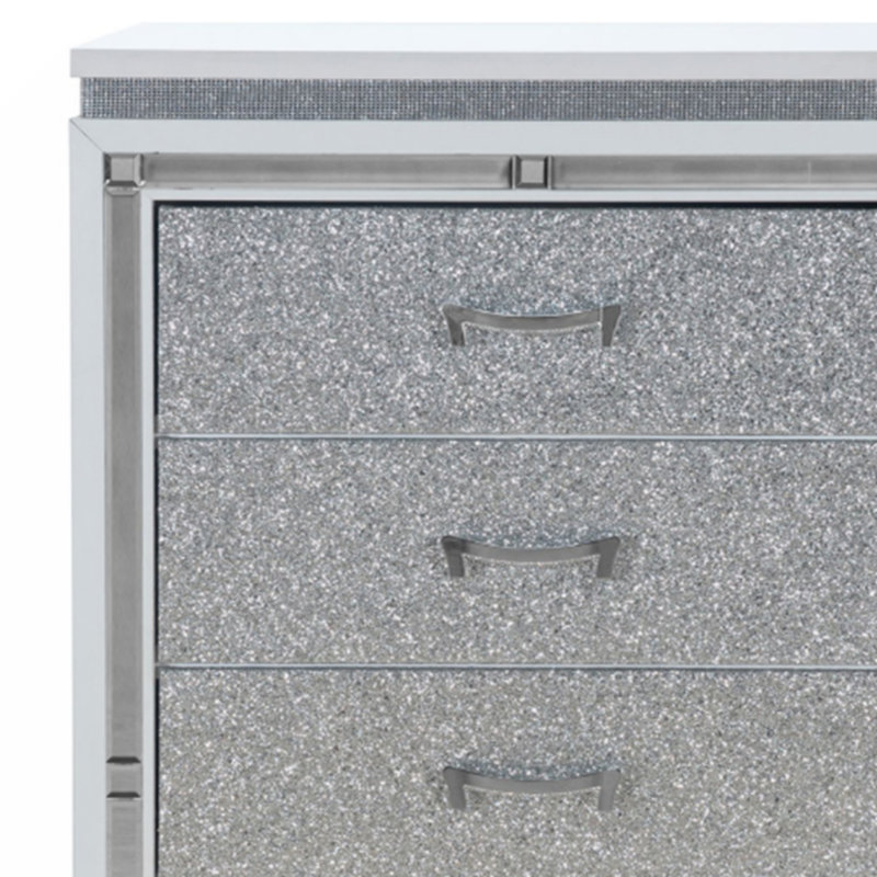 Commode 5 tiroirs avec miroir