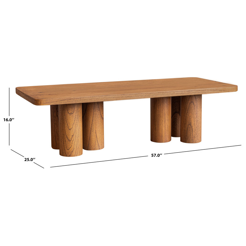 Kathalina Solid Wood Coffee Table, Natural