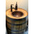 12" Round Self Rimming Hammered Copper Bathroom Sink