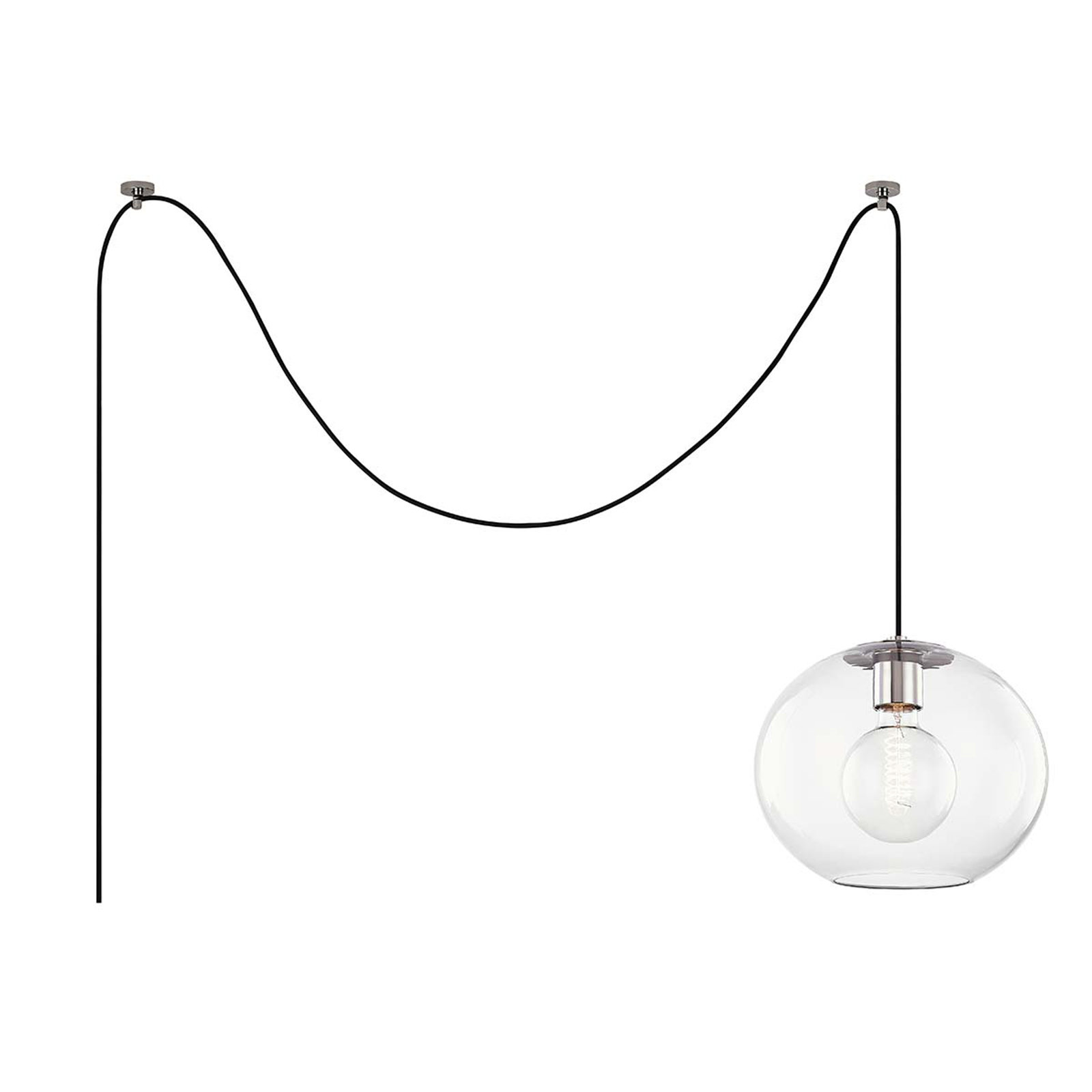 Margot Single Light Vanity Light, 10.5" H x 12.25" W x 12.25" D, Polished Nickel