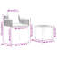  Outdoor Furniture Set With Cushion PE Rattan Seating Patio Arrangement-362438646-362438644