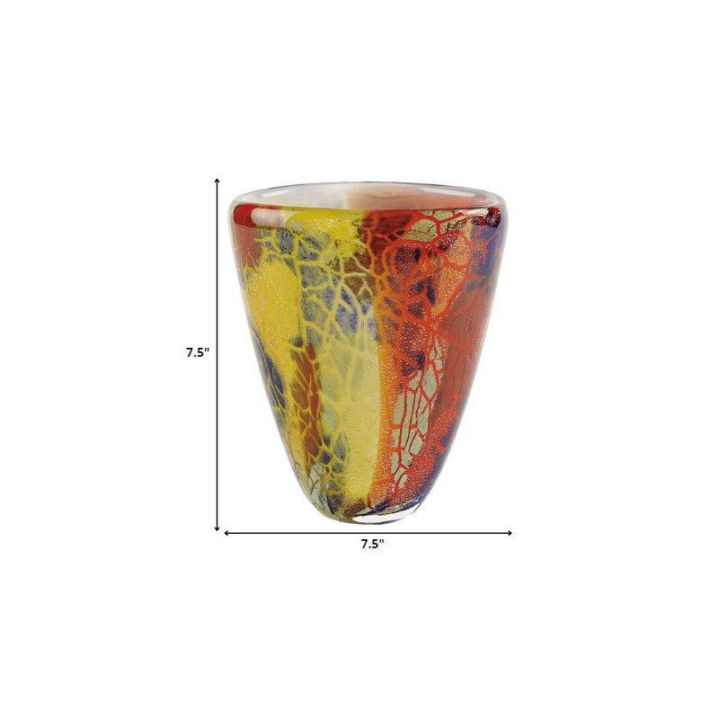 Firestorm Vase, 7' x 4' x 7.5'