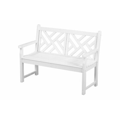 Chippendale 48"" Bench -  POLYWOOD®, CDB48WH