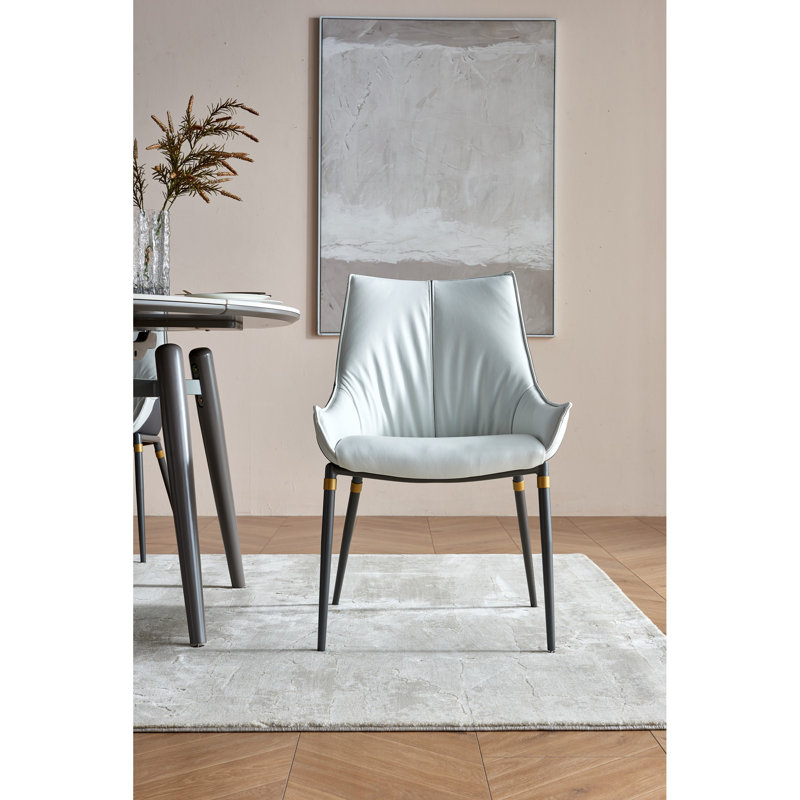 Chaise d'appoint blanche Klaeo