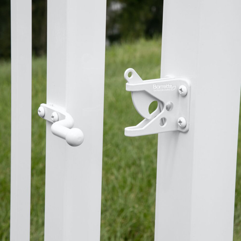 Loquet à fermeture par gravité, Blanc