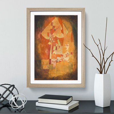 The Man Under the Pear Tree by Paul Klee - Picture Frame Painting