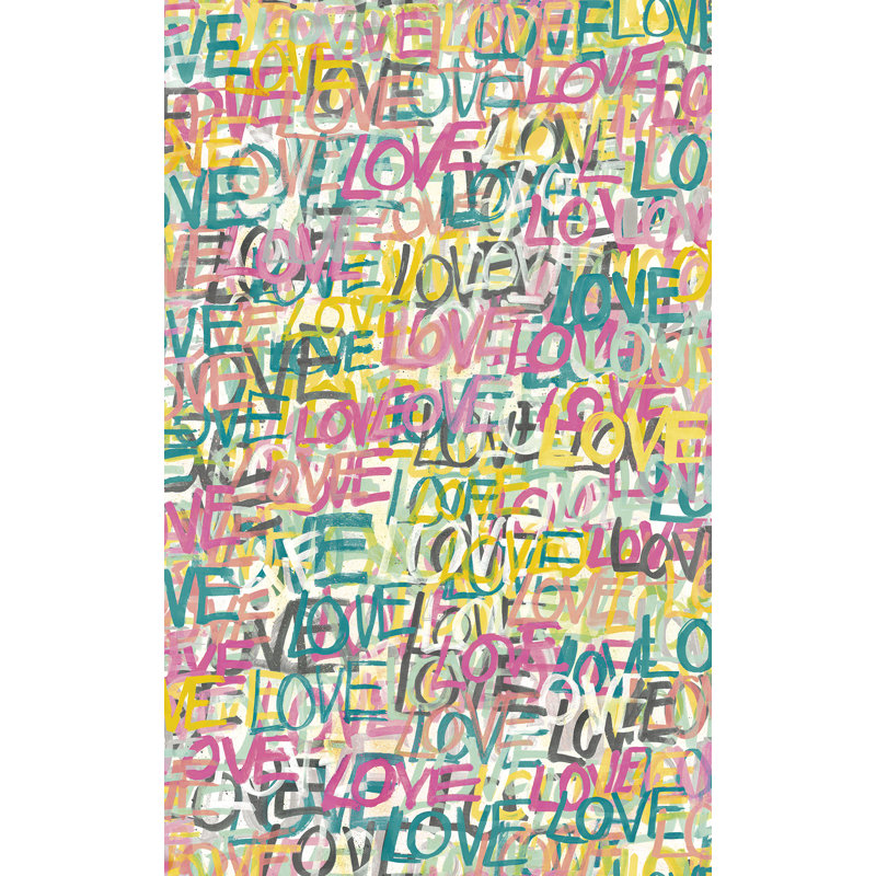 Rouleau de papier peint L 33 pi x l 19,7 po Emsmus, Pastel