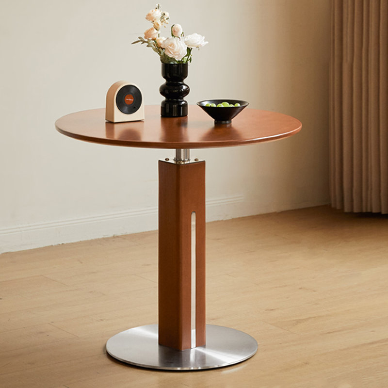 Walnut Round Solid Wood Dining table