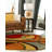 Cafe Performance Brown/Red/Gray Rug-311016476