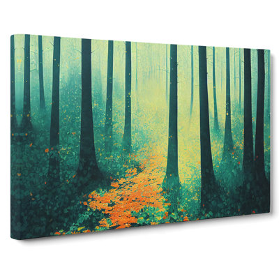Summer Forest Path Vol.2 - Wrapped Canvas