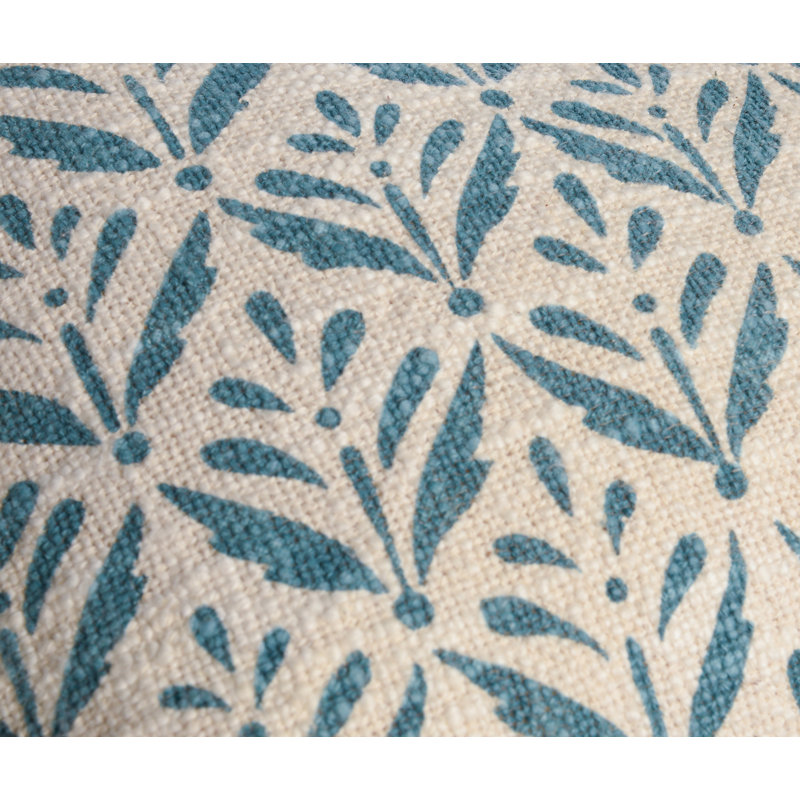 Coussin en coton, Polyester, Sarcelle