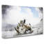 Sleeping Rhino In Abstract - Wrapped Canvas-55340030