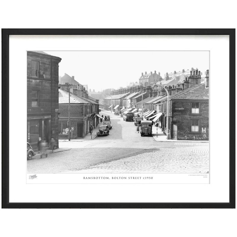 Ramsbottom, Bolton Street C1950 by Francis Frith - Single Picture Frame Print, 28cm H x 36cm W x 2.3cm D