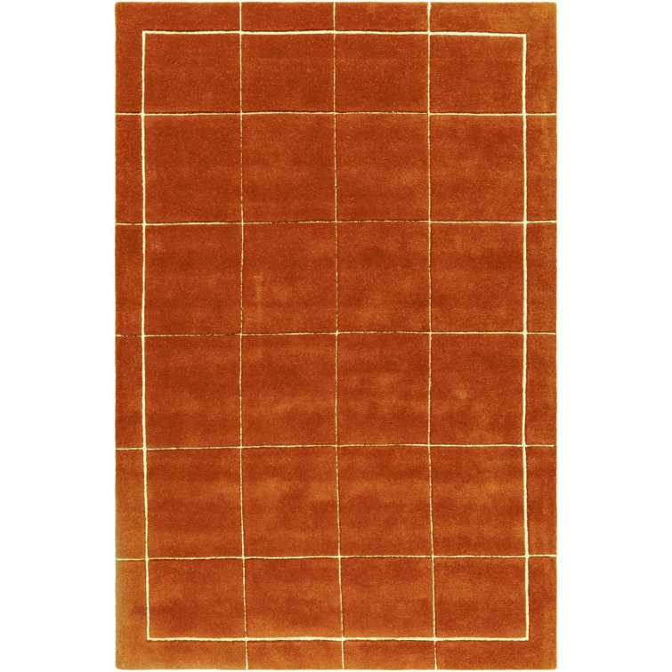 Tapis touffeté à la main brun clair Mallory