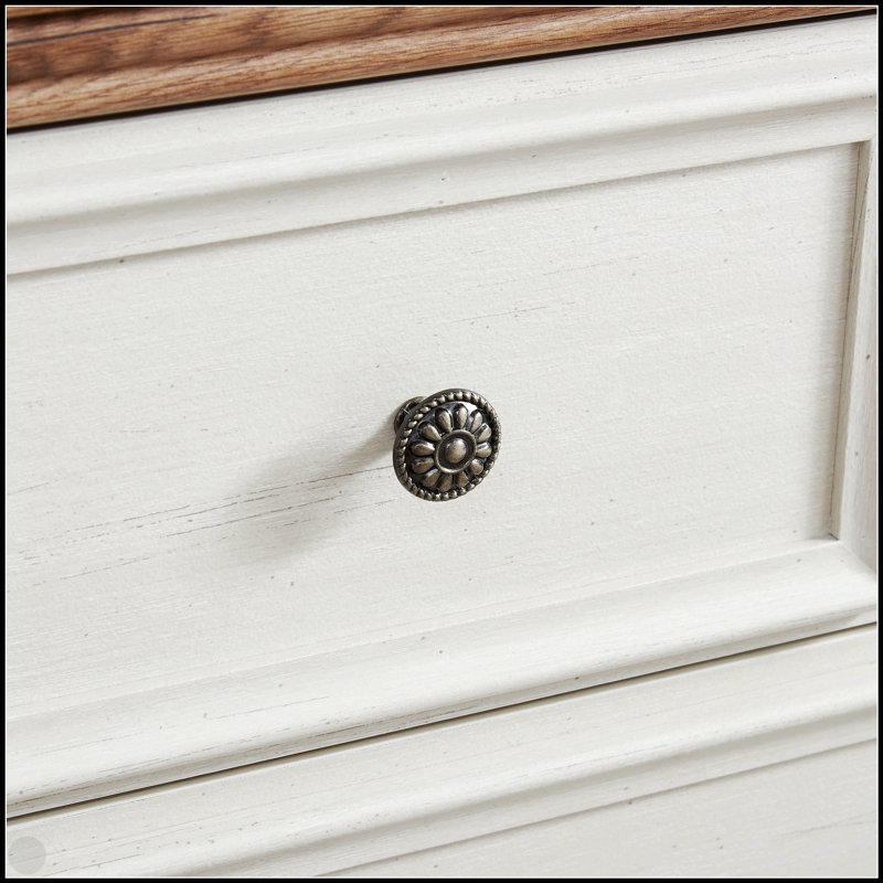 Commode moderne à 6 tiroirs avec mécanisme anti-basculement, rangement spacieux et poignées en métal élégantes pour une organisation élégante