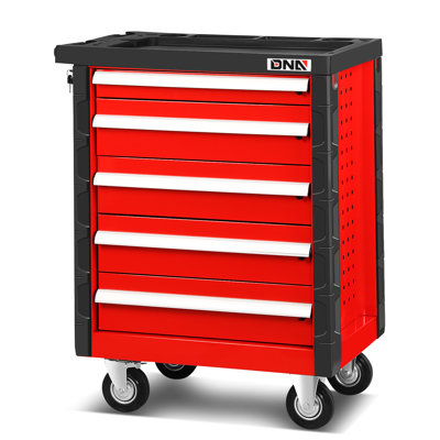 32'' W Steel Side Chest with Wheels