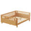 Lit plateforme en bois avec rails de sécurité, structure de lit pour tout-petit à profil bas, lit pour enfants-1129411164-1129411153
