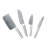 BergHOFF 5pc Santoku Knife Set with Sharpener