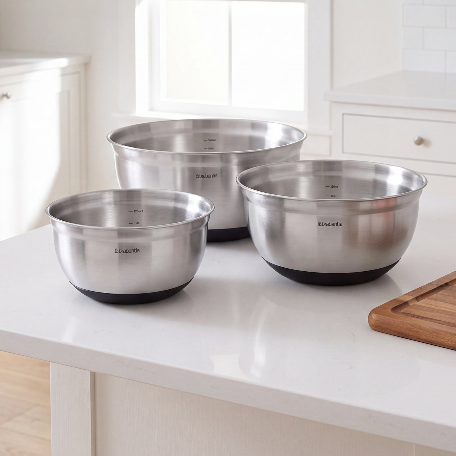 Brabantia Profile 3-Piece Mixing Bowl Set