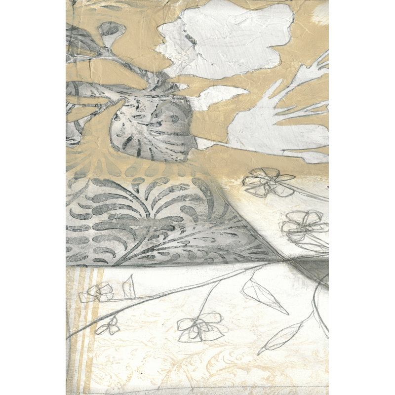Neutral Garden Abstract V by Jennifer Goldberger - Wrapped Canvas Print, 46cm H x 30cm W