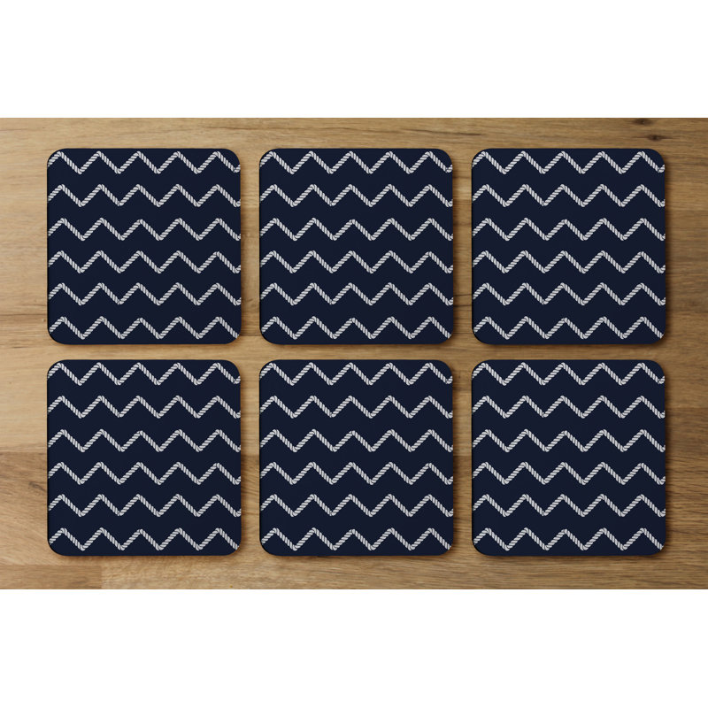 Square 6 Piece Coaster Set