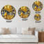 Horloge murale traditionnelle en or-1936466020