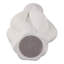 Vase sculpté en porcelaine avec silhouette courbée organique et détails texturés complexes pour un accent artistique et une décoration contemporaine dans des décors modernes-472858096