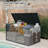 Domi Louvered 190 Gallons Patio Metal Storage Box Outdoor Lockable Deck Box-122071843