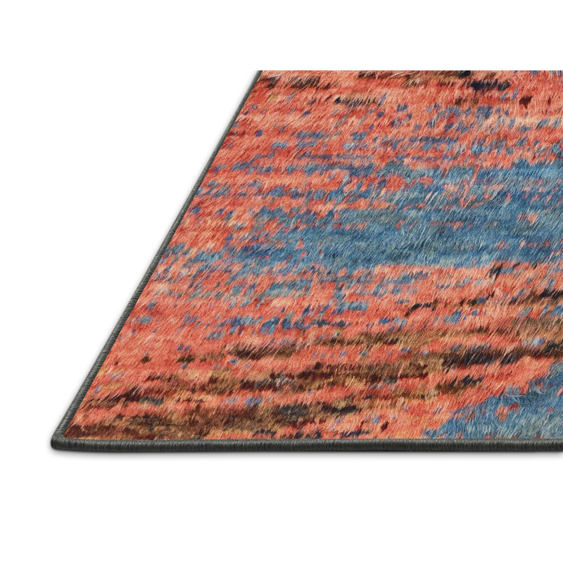 Tapis abstrait moderne 2571, Tapis de couloir 2 pi x 5 pi