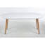 Table extensible, table de salle à manger, table de bureau, table basse, pieds en bois, 100/140/180 x 100 x 75 cm-880846786-880846784