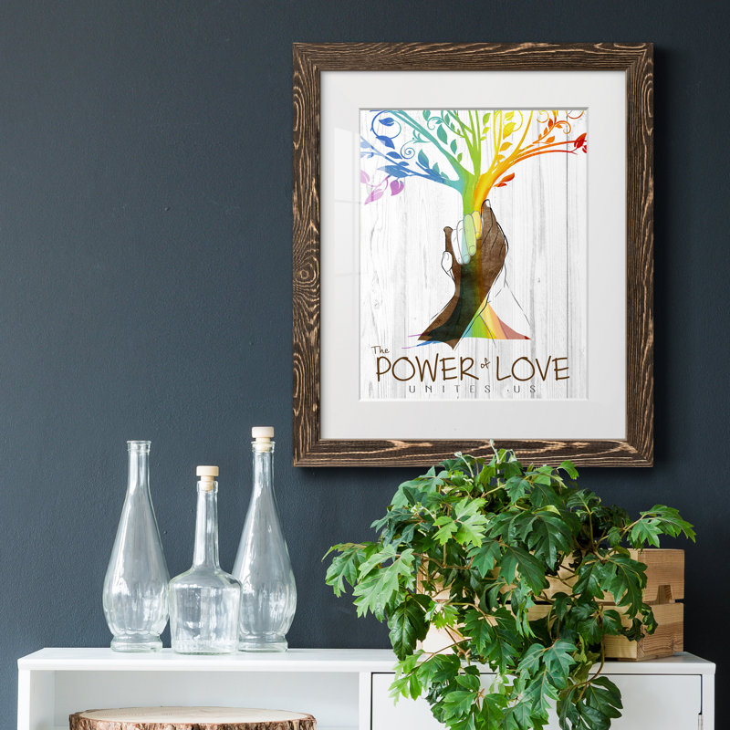 " Zen Succulent II ", 20" H x 17" W x 1" D, Walnut Framed