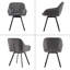 48cm H Velvet Upholstered Metal Armchair-1996620775