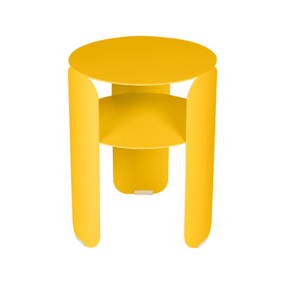 BeBop Round Metal Outdoor Side Table , 14'' in. W 14'' in. D