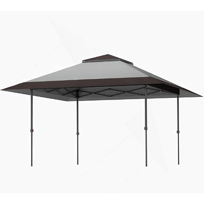 Tente d'auvent réglable en hauteur, tentes pour fêtes, avec sac de transport à roulettes et sacs de sable