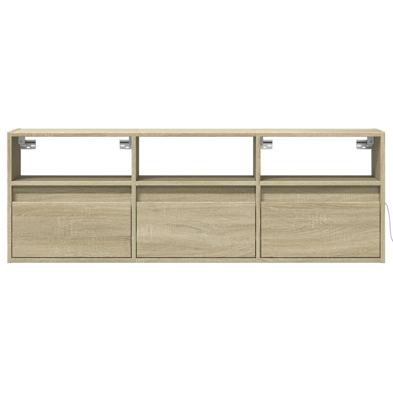 Dallton Unfinished TV Stand, Sonoma Oak, 130cm