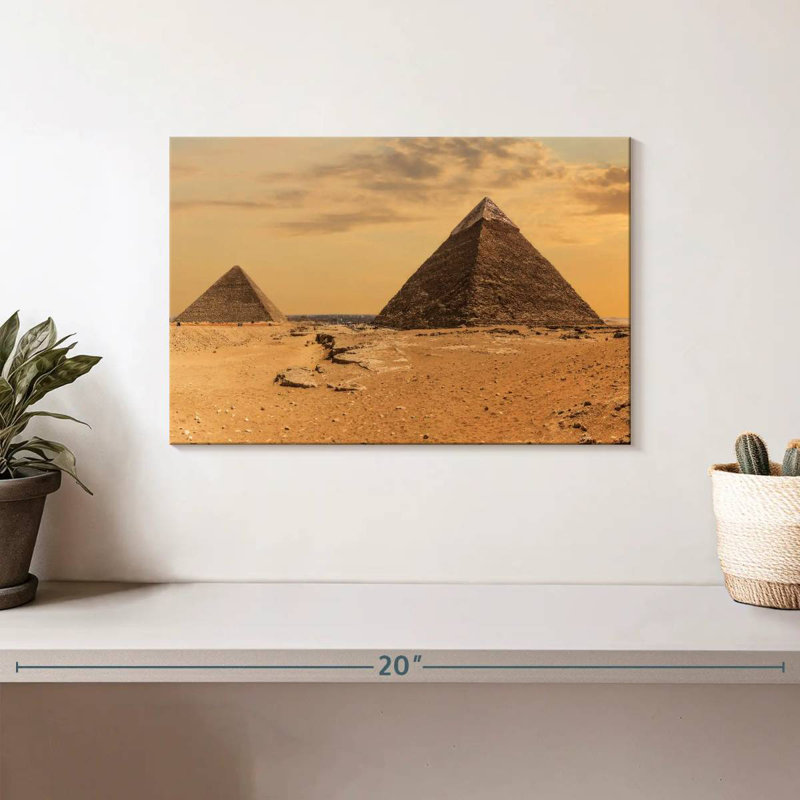 Javetta, la grande pyramide de Gizeh, H 8 po x l 12 po