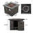 Outdoor Lightweight Concrete Square Propane Fire Pit -  40,000 BTU
