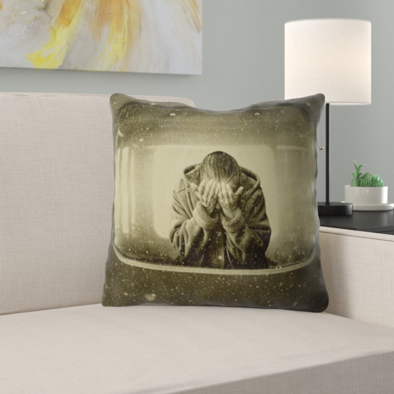 Microsuede Throw Pillow