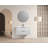 Kamaiyah 35.5'' Single Bathroom Vanity with Poly Marble Top