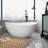 63'' x 37.4'' Soaking Solid Surface Bathtub