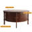 Solid Wood Round Tea Table Cherry-106644682