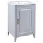 Meuble-lavabo de salle de bain avec lavabo, tiroir fonctionnel, tablette de porte, porte à fermeture en douceur-1194605217