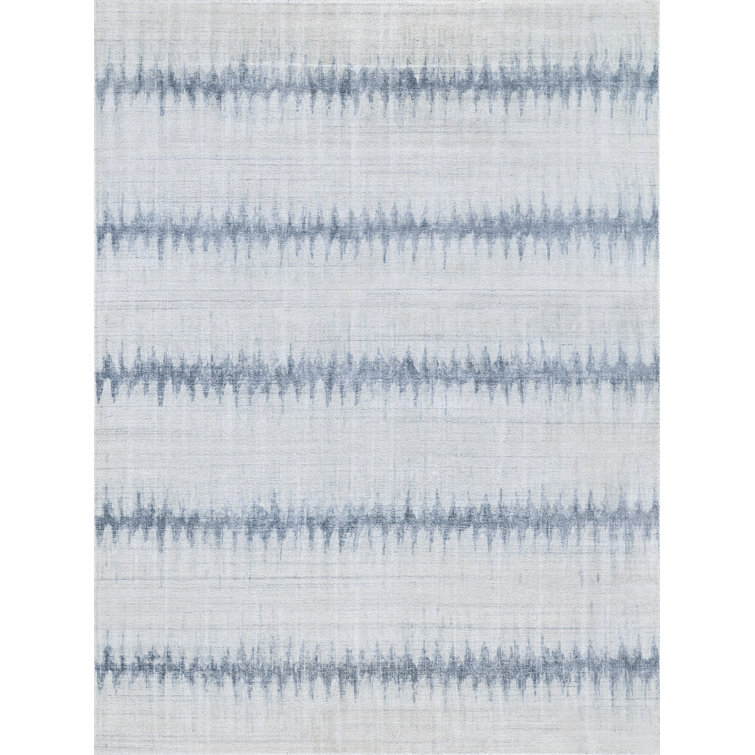 Chroma Chevron Area Rug in Light Blue
