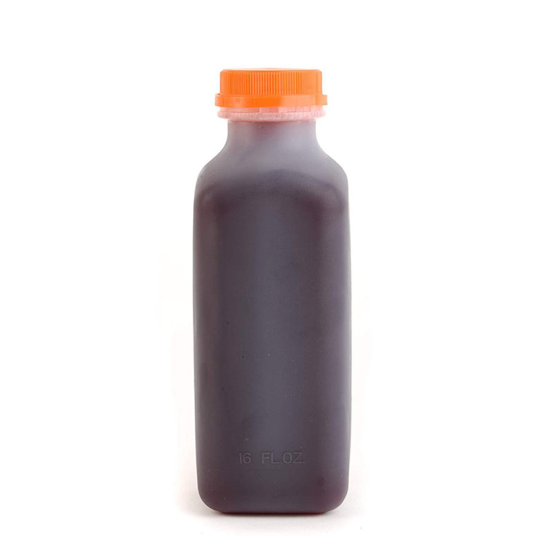 Andelko Foggy Plastic Juice Bottle, 12oz